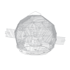 Geo cage à oiseaux - lot de 10 plateaux
