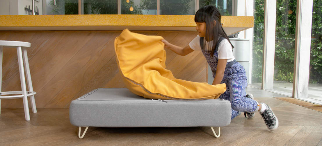 Les surmatelas Topology peuvent facilement être enlevés et lavés à la machine pour un lit plus frais que jamais.