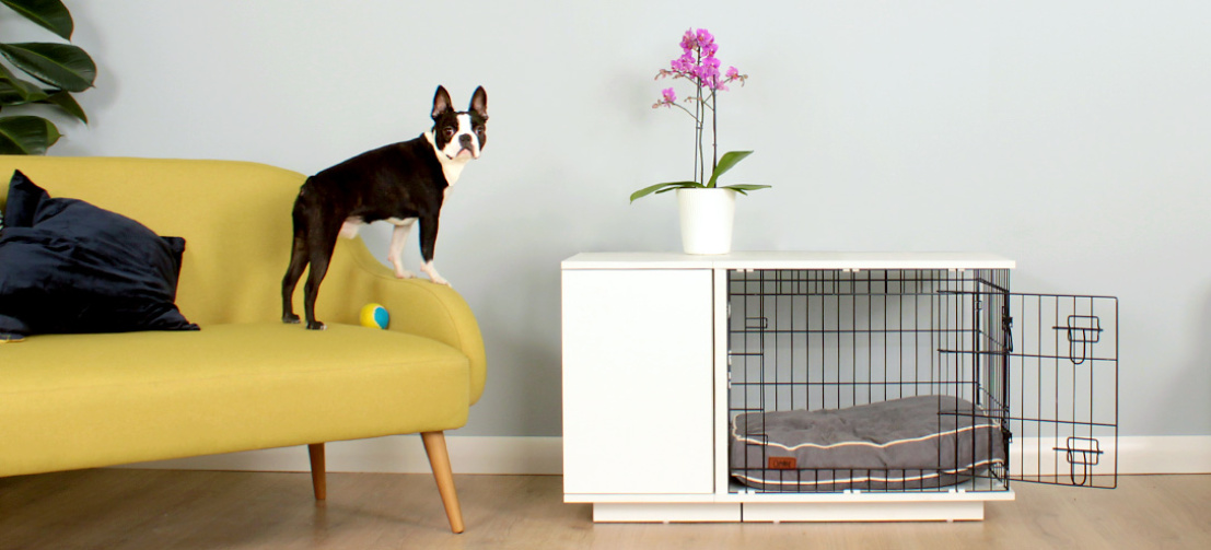Votre chien sera fier d'avoir sa niche contemporaine Omlet Fido Studio ! Votre chien sera fier d'avoir sa niche contemporaine Omlet Fido Studio !