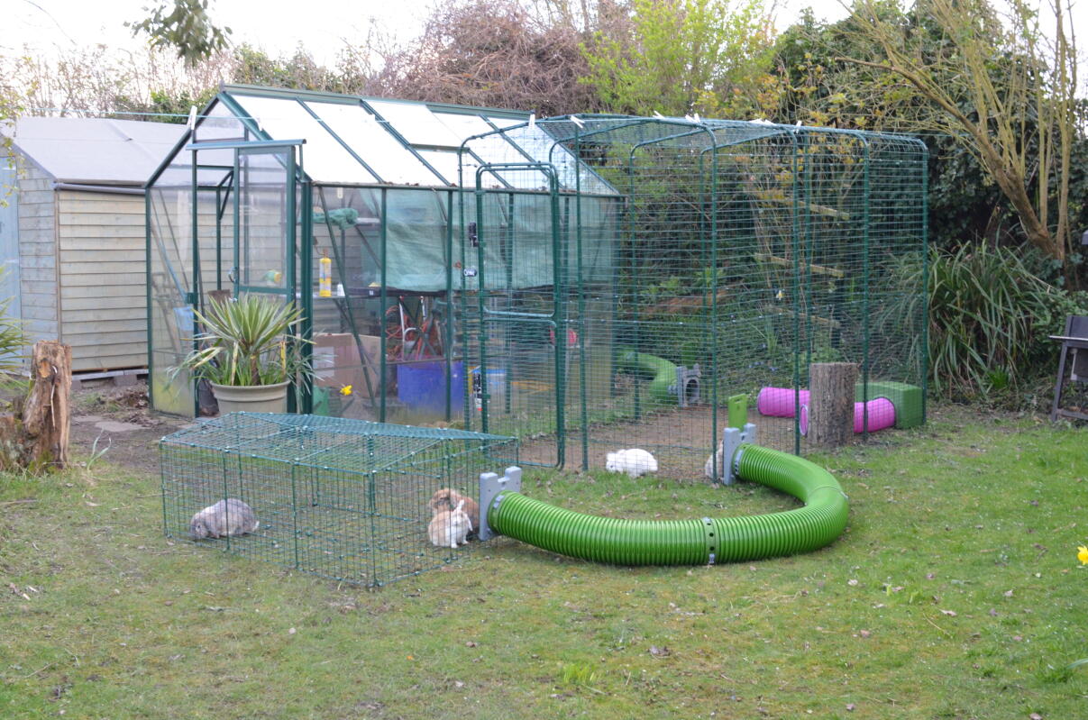 Enclos lapin promo exterieur