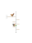 Poletree système de perchoir pour poulailler - le kit hendurance