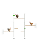 Le kit ultimegg pour Poletree arbre perchoir personnalisable