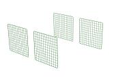 Zippi panneaux d'extension de parcours pour lapins - hauteur unique - pack de 4