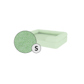 Omlet lit pour chien en mousse à mémoire de forme petit en vert matcha
