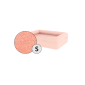 Omlet lit pour chien en mousse à mémoire de forme petit en rose pêche