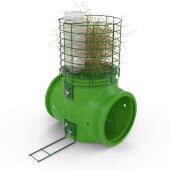 Zippi tunnel pour lapins râtelier à foin sur jonction t