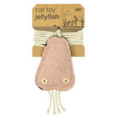Jouet en polyester pour chat : méduse