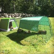 Omlet vert Eglu Go clapier et parcours pour lapins