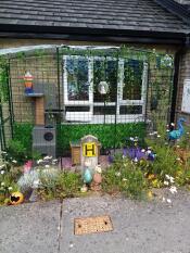 Un catio magnifiquement décoré.