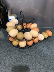 Oeufs dans Omlet oeuf noir skelter