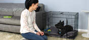 La cage transportable Omlet Fido Classic est parfaite pour l'éducation de votre chien