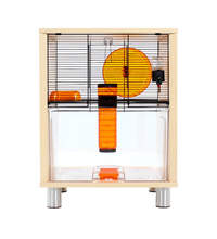 Cage Qute - Pour hamsters et gerbilles - Coloris bouleau