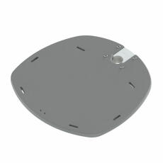 Accessoire de plateforme extérieure en plastique gris pour le système de jeu de l'arbre à chat extérieur Omlet Freestyle 