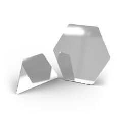 Deux options de miroir pour la cage à oiseaux Omlet Geo .