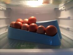Rampe d'œufs au réfrigérateur