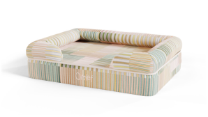 Panier pour chien Bolster en mousse à mémoire de forme – Pawsteps Natural – Small