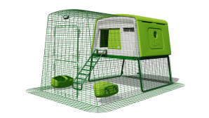 Poulailler Eglu Cube avec enclos (2 m) – Vert