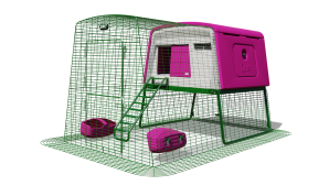 Poulailler Eglu Cube avec enclos (2 m) – Violet