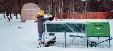 Notre Eglu Cube sous la neige