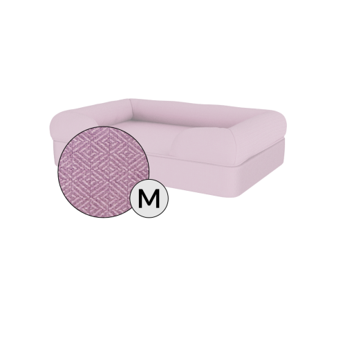 Omlet lit pour chien à traverses en mousse à mémoire de forme de taille moyenne en lavande lilas