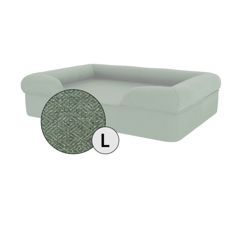 Omlet lit pour chien en mousse à mémoire de forme, grand modèle, vert sauge
