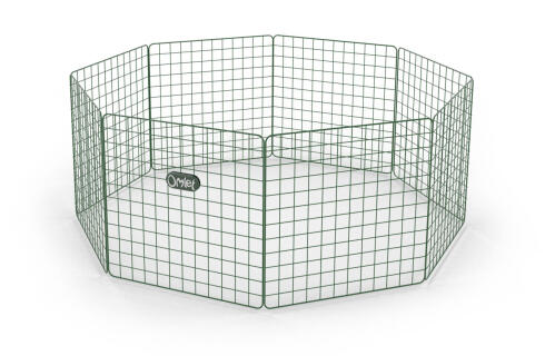 Cage Pompon pour lapin 116 cm + Grillage triple torsion - OOGarden