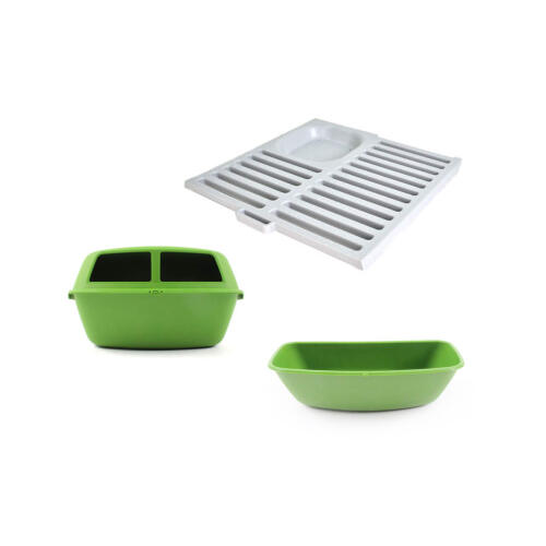 Les accessoires d'un faisceau de convertisseurs Eglu Go des lapins aux poulets