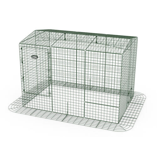 Cage Pompon pour lapin 116 cm + Grillage triple torsion - OOGarden