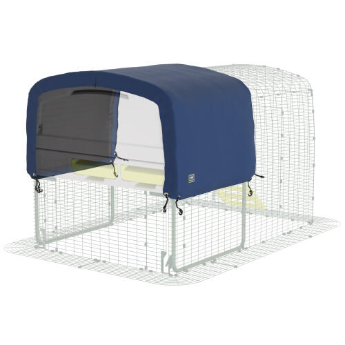 Couverture pour températures extrêmes pour Eglu Cube mk1 bleu