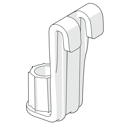 2 bouchon de tube à accrocher (ensaché) (810.0210.002)