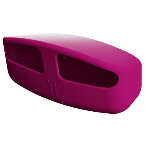 Purple Eglu pro et Eglu Cube manGeoire pour poulets conçue par Omlet