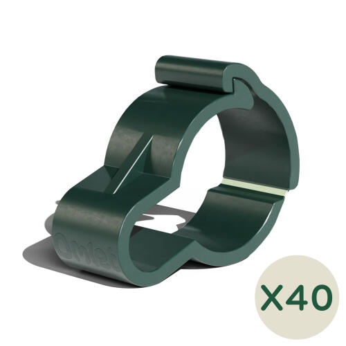 40 clips pour tubes de course puissants d