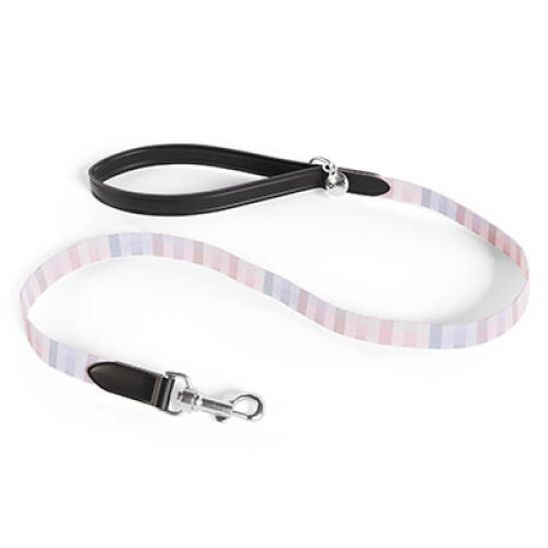 Laisse pour chien en imprimé kaléidoscope prismatique multicolore par Omlet.