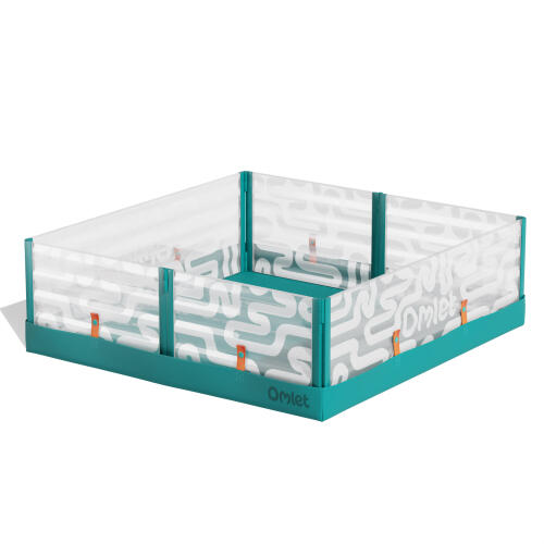 Petit parc avec plancher pour hamsters et petits animaux