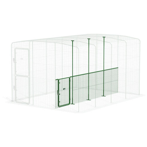 Walk in run partition low - 4 panneaux