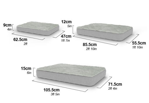 Omlet Topology dimensions du lit pour chien