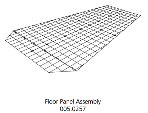 Assemblage du panneau de plancher 005.0257