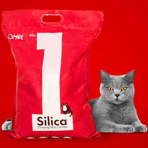 Omlet litière pour chats 1 silice