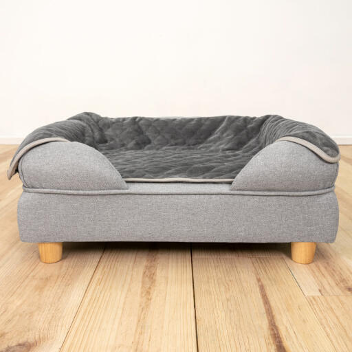 Luxury chien couverture dans un traversin mousse à mémoire de forme lit pour chien