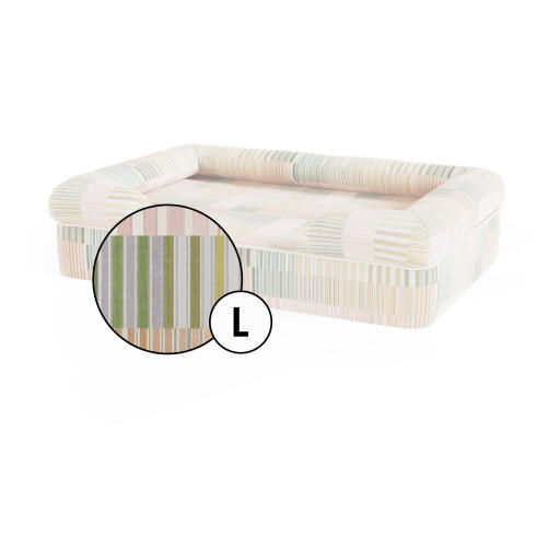 Housse de traversin pour lit de chien seulement grand - pawsteps natural