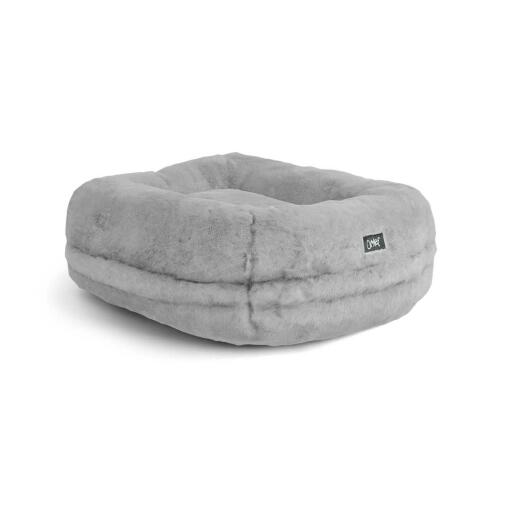 Soft Maya lit pour chat donut gris