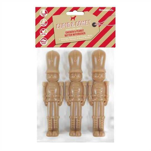 Chicken-and-peanut-butter-nutcracker-dog-treat-by-rosewood