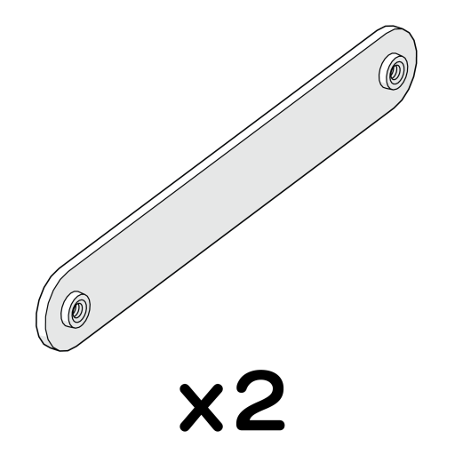 2 x support de jambe de force (005.0067)