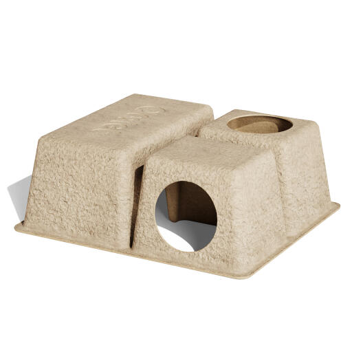 Chambre de hamster cache compostable