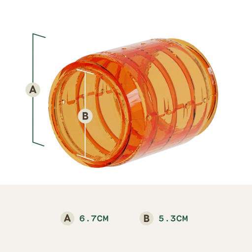 Dimension du tunnel pour hamster (cm)