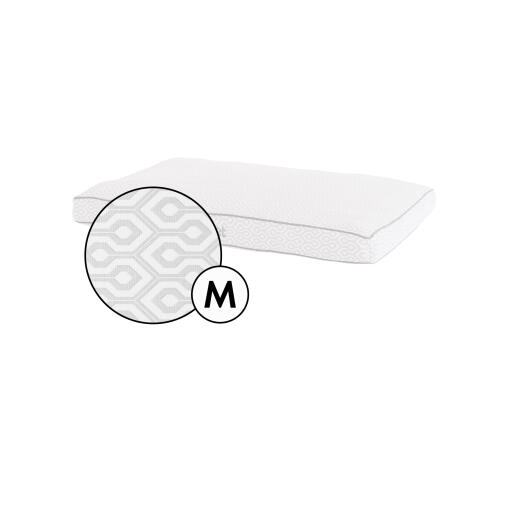 Housse de lit pour chien en nid d'abeille avec impression d'ardoise par Omlet.