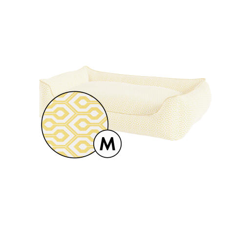 Housse de lit pour chien nid d'abeille en nid d'abeille par Omlet.