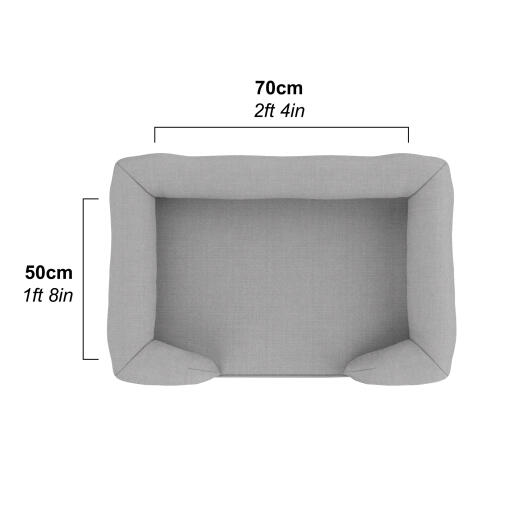 Omlet dimensions du lit à traversin de taille moyenne