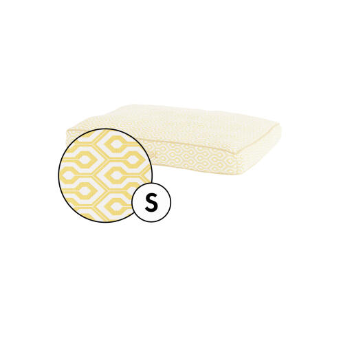 Petite housse de coussin pour chien en nid d'abeille par Omlet.