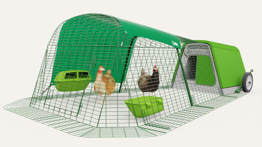 Poulailler mobile eglu go avec enclos Poulailler mobile eglu go avec enclos